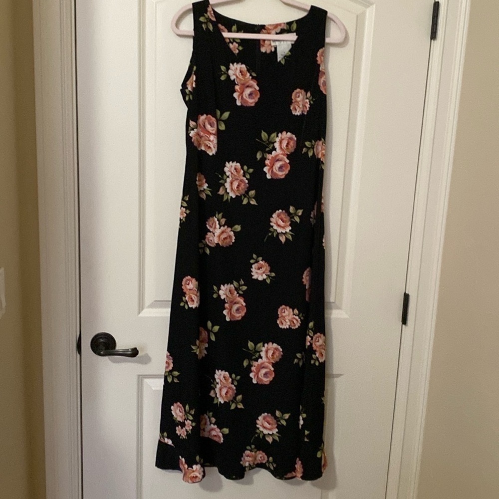 Danny & Nicole Rose Maxi dress Womens 8 Whimsy goth Dark Romantic 90’s Y2K